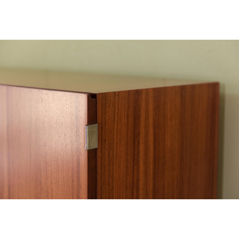 Vintage rosewood sideboard with maple interior