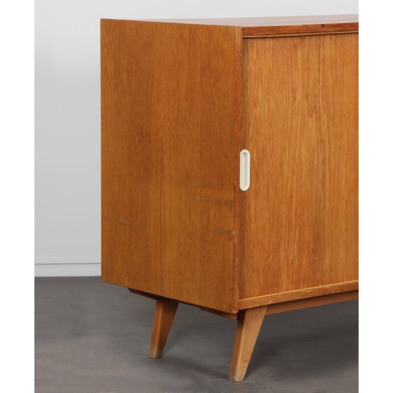 Vintage oakwood chest of drawers model U-452 by Jiri Jiroutek for Interier Praha, 1960