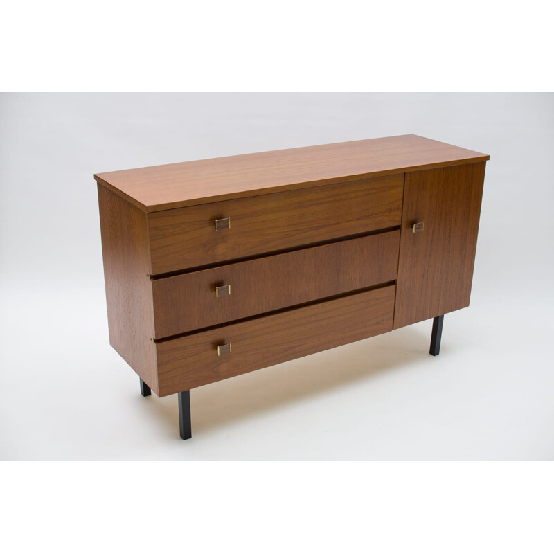 Walnut vintage sideboard, 1960s