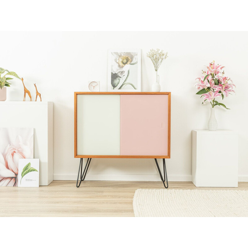 Vintage teak sideboard with two sliding doors by Oldenburger Möbelwerkstätten, Germany 1950