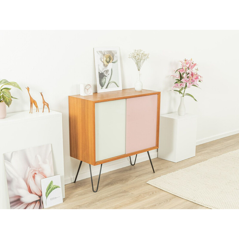 Vintage teak sideboard with two sliding doors by Oldenburger Möbelwerkstätten, Germany 1950