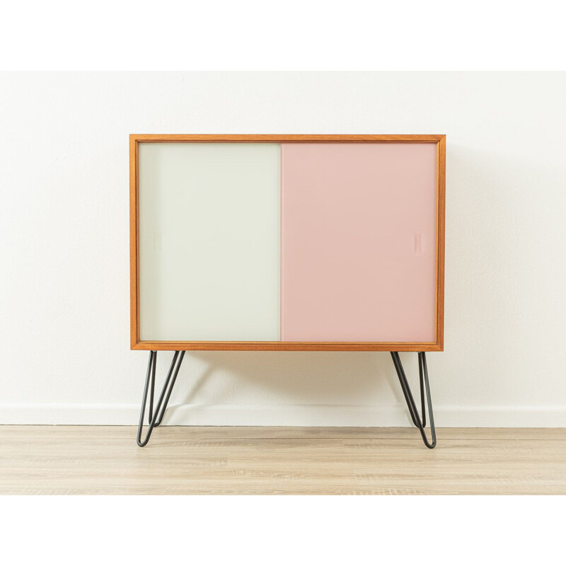 Vintage teak sideboard with two sliding doors by Oldenburger Möbelwerkstätten, Germany 1950