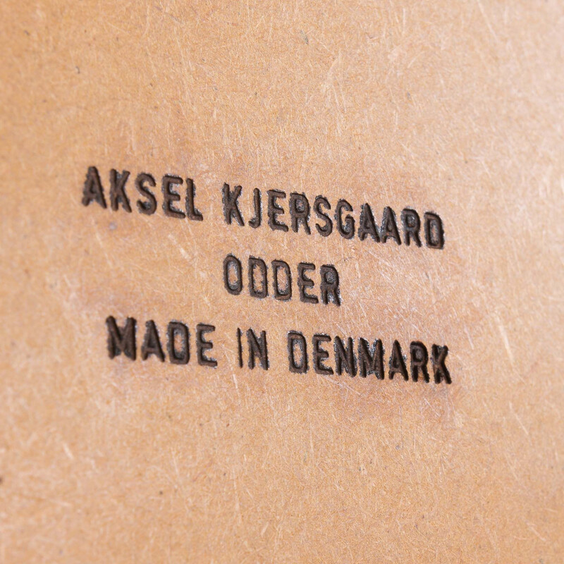 Espejo danés vintage de teca de Kai Kristiansen para Aksel Kjersgaard, 1960