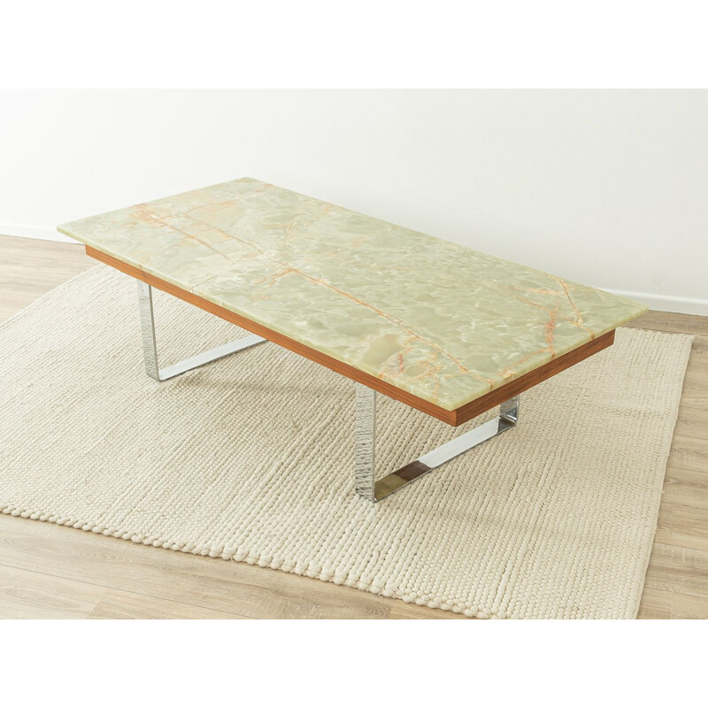 Vintage onyx marble coffee table, 1960s