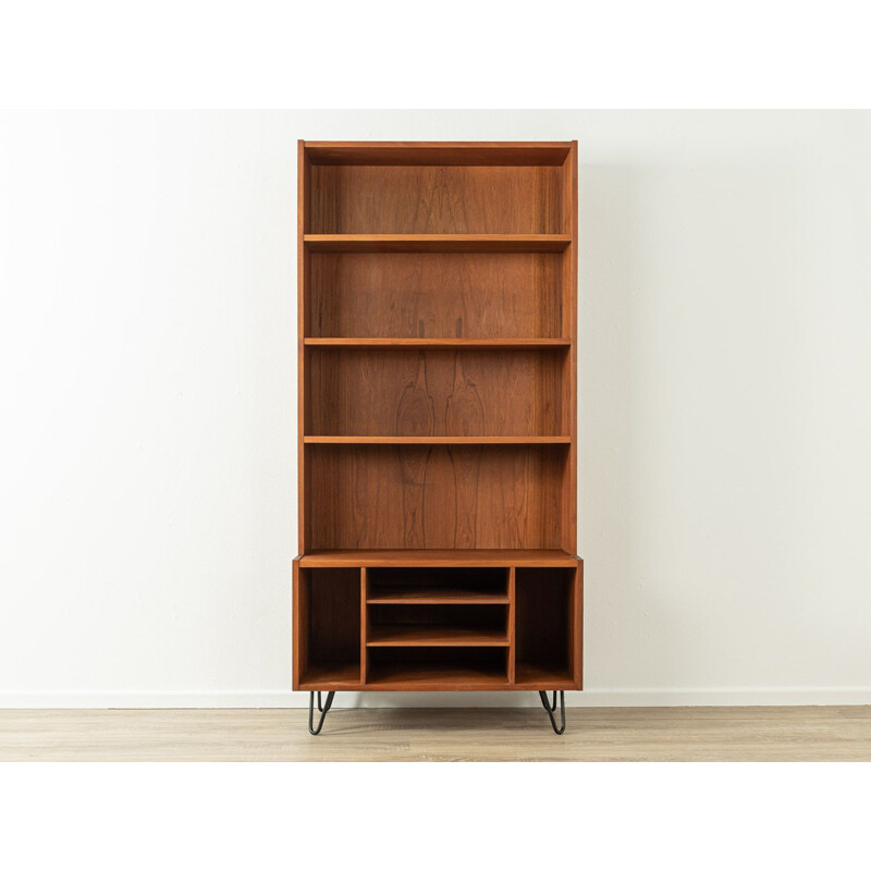 Vintage teak bookcase by Aejm Møbler, Denmark 1960s