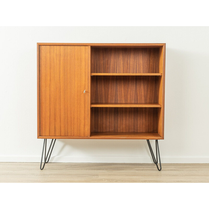 Teak vintage highboard by Wk Möbel, Germany 1960s