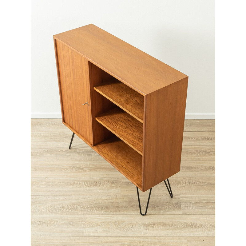 Teak vintage highboard by Wk Möbel, Germany 1960s