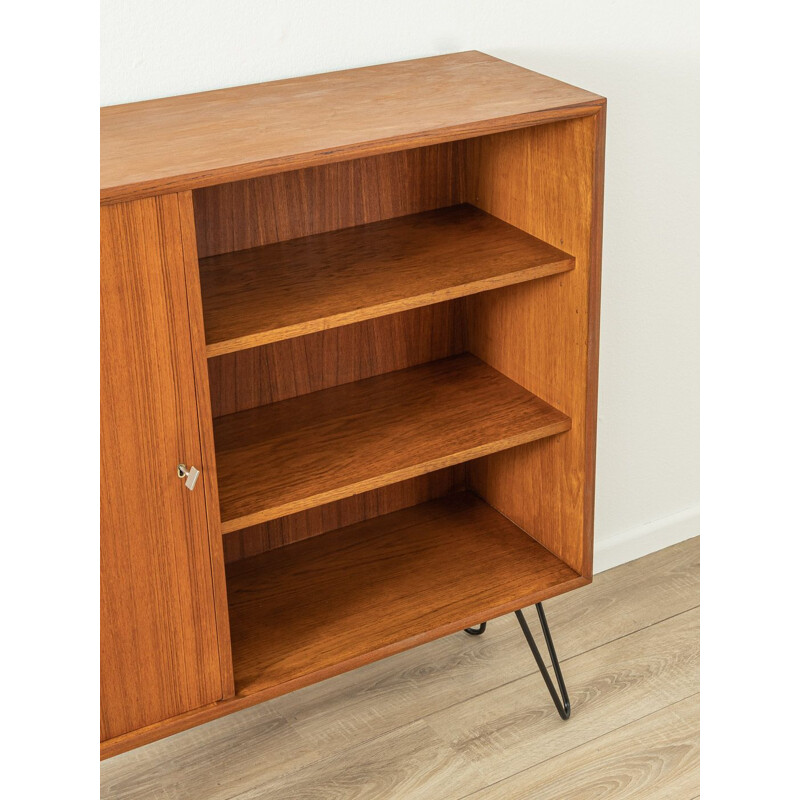 Teak vintage highboard by Wk Möbel, Germany 1960s