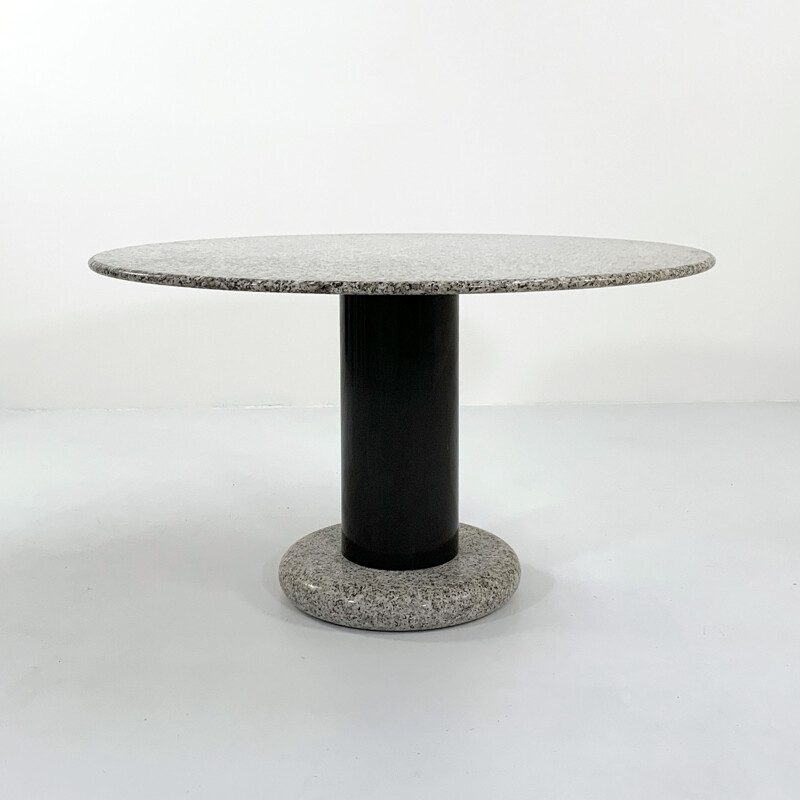 Granite vintage Lotorosso dining table by Ettore Sottsass for Poltronova, 1960s