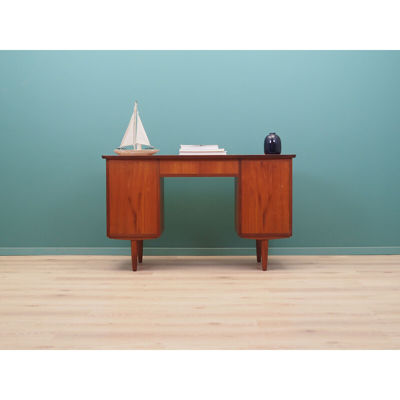 Teak vintage desk, Denmark 1970s