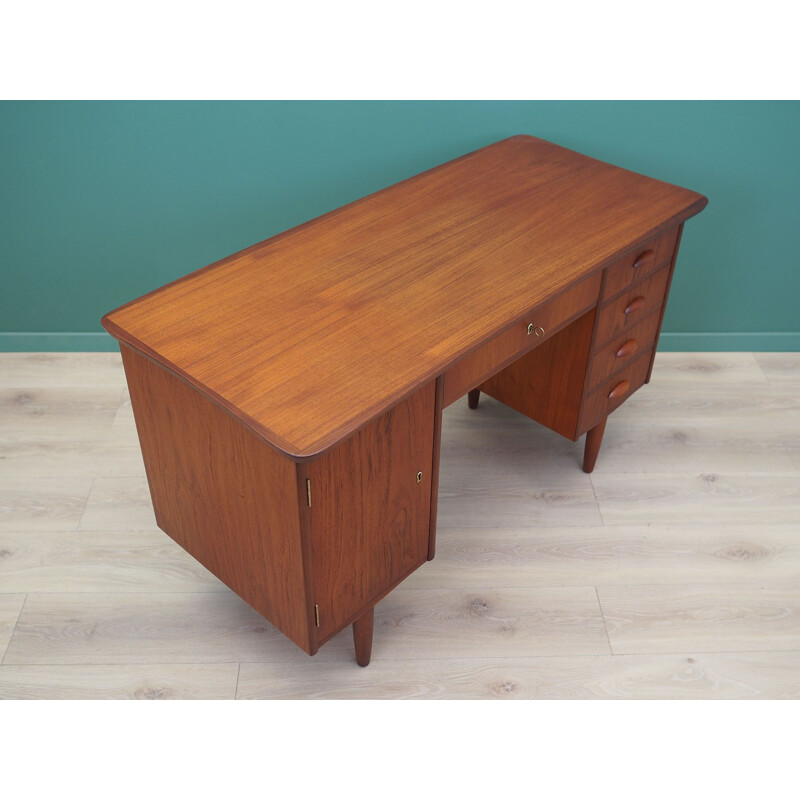 Teak vintage desk, Denmark 1970s