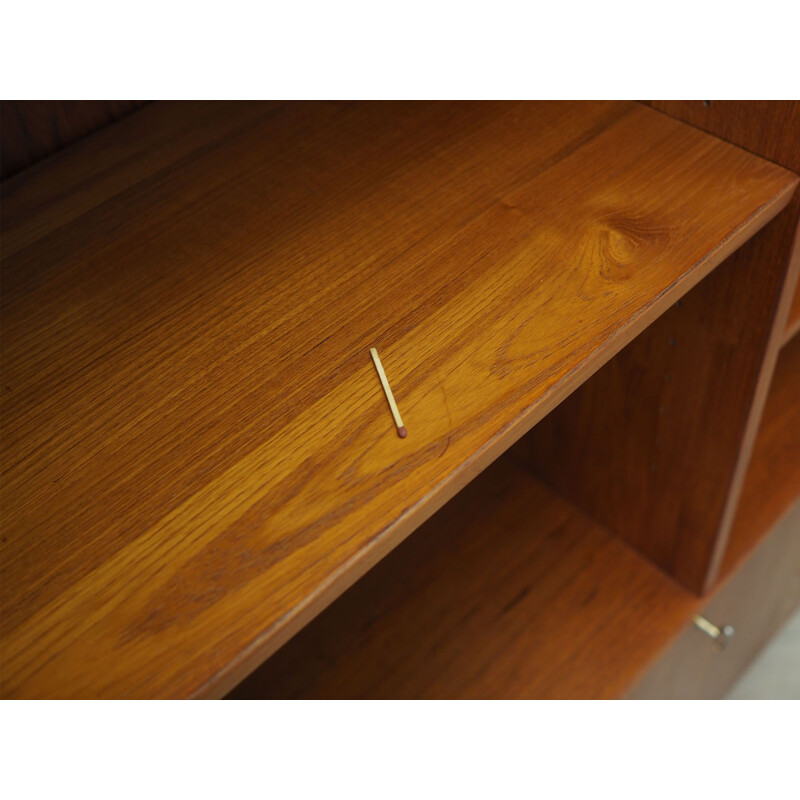 Teak vintage bookcase, Denmark 1970s