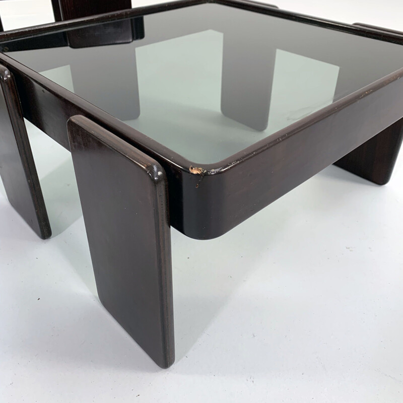 Vintage nesting tables by Gianfranco Frattini for Cassina, 1970s