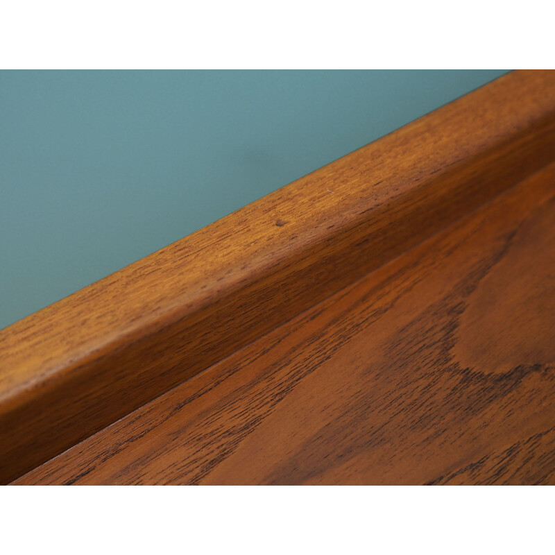 Vintage teak sideboard with sliding doors, Denmark 1970s