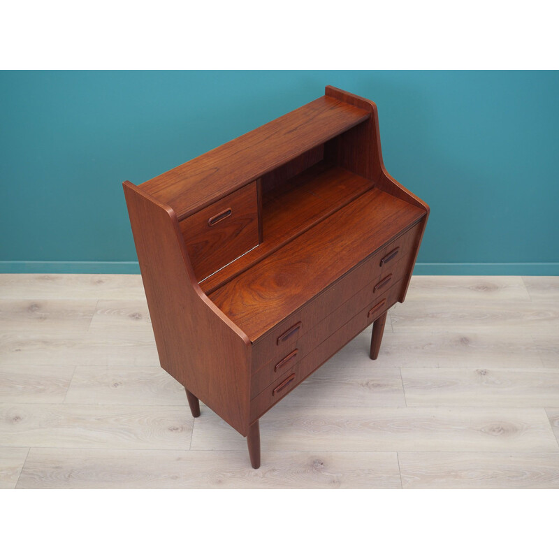 Teak vintage secretary, Denmark 1960s