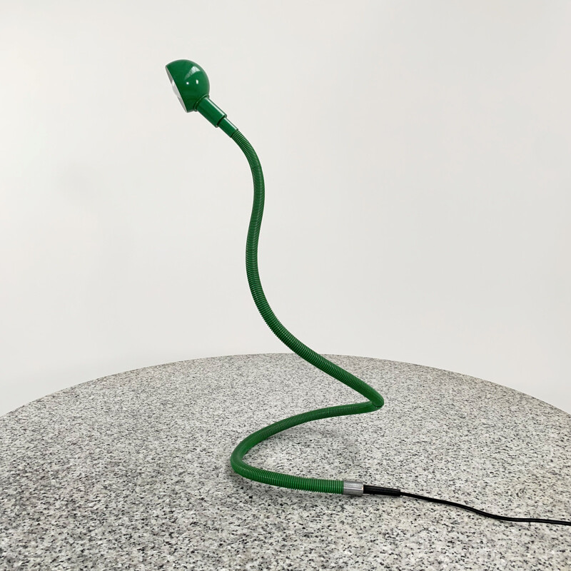 Vintage green Heby table lamp by Isao Hosoe for Valenti, 1970s