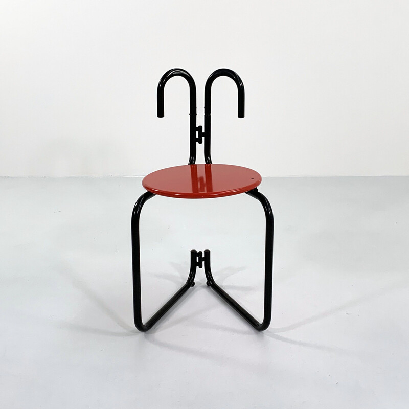 Vintage Binda chair by Luca Leonori & Stefano Stefani for Pallucco Italia, 1980s