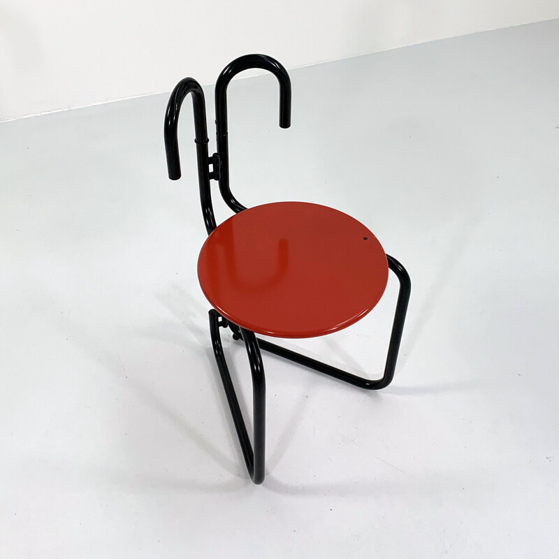 Vintage Binda chair by Luca Leonori & Stefano Stefani for Pallucco Italia, 1980s