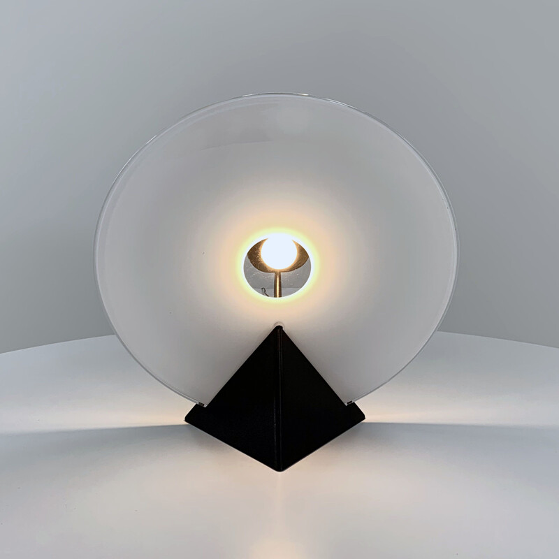 Vintage table lamp by Roberto Pamio for Leucos, 1980s
