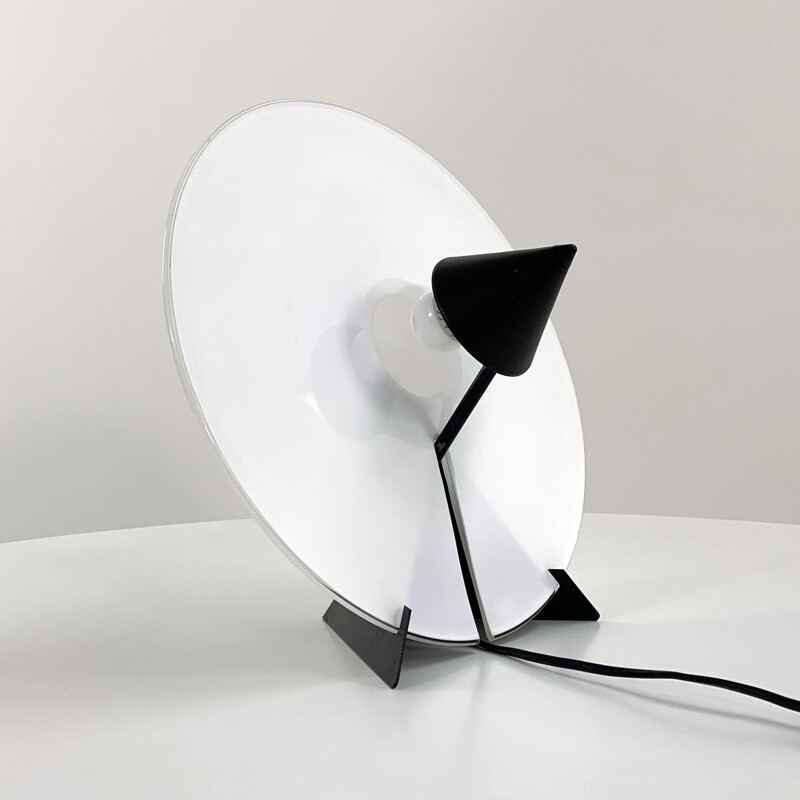 Vintage table lamp by Roberto Pamio for Leucos, 1980s