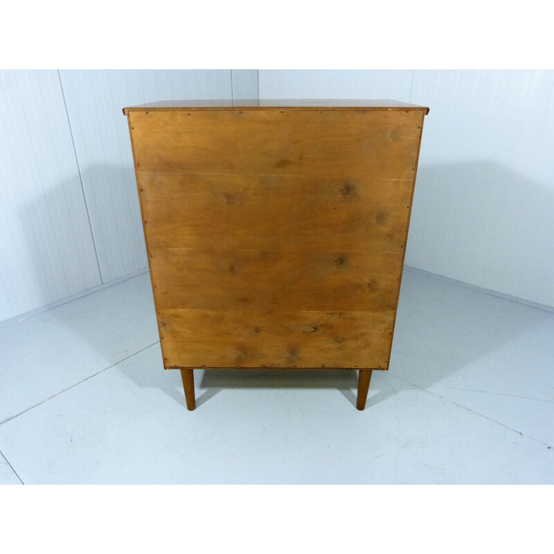 Teak vintage chest of drawers with 6 drawers, Denmark 1960s