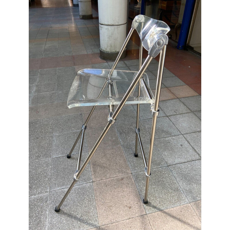 Set of 4 vintage folding bar chairs