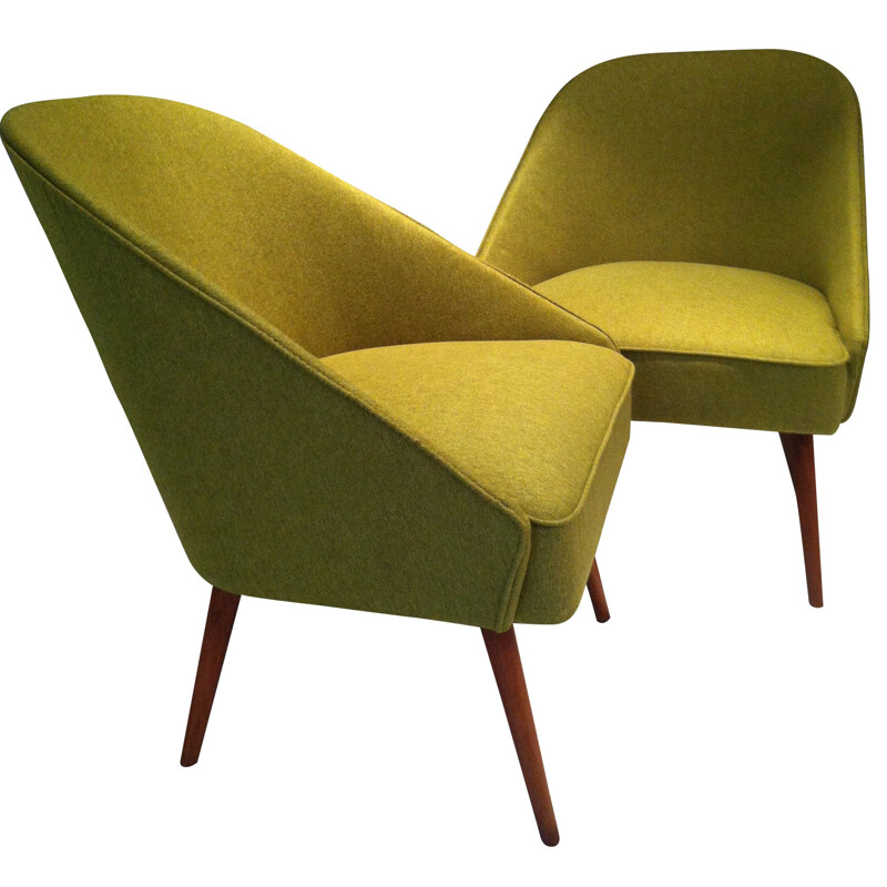 Soviet Pair of armchairs "Shells" - 1970s