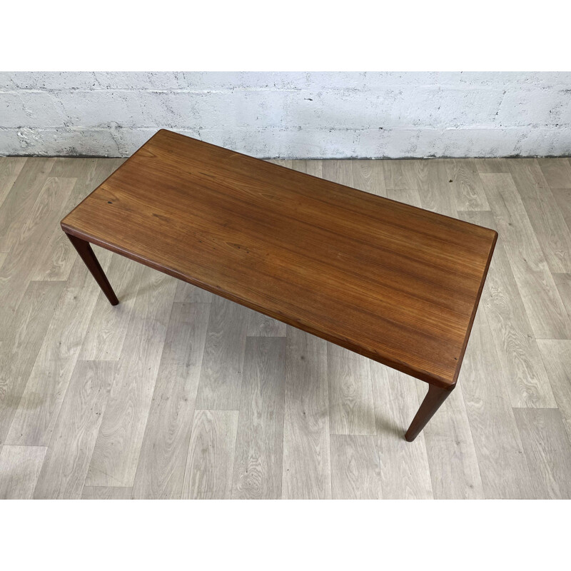 Scandinavian vintage teak coffee table, 1960
