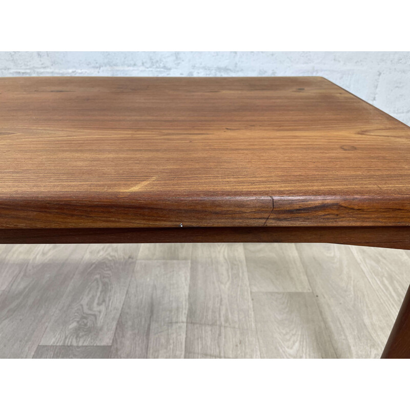 Scandinavian vintage teak coffee table, 1960