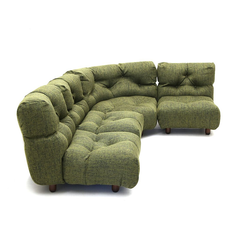 Vintage modular sofa with corner, 1970s