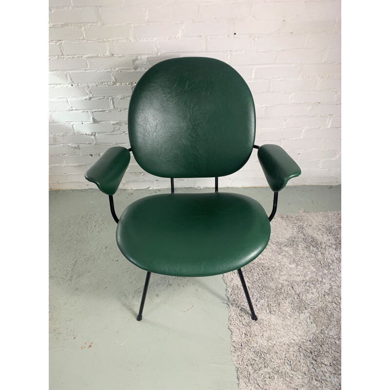 Dutch vintage 302 armchair by Willem H. Gispen for Kembo, 1960s