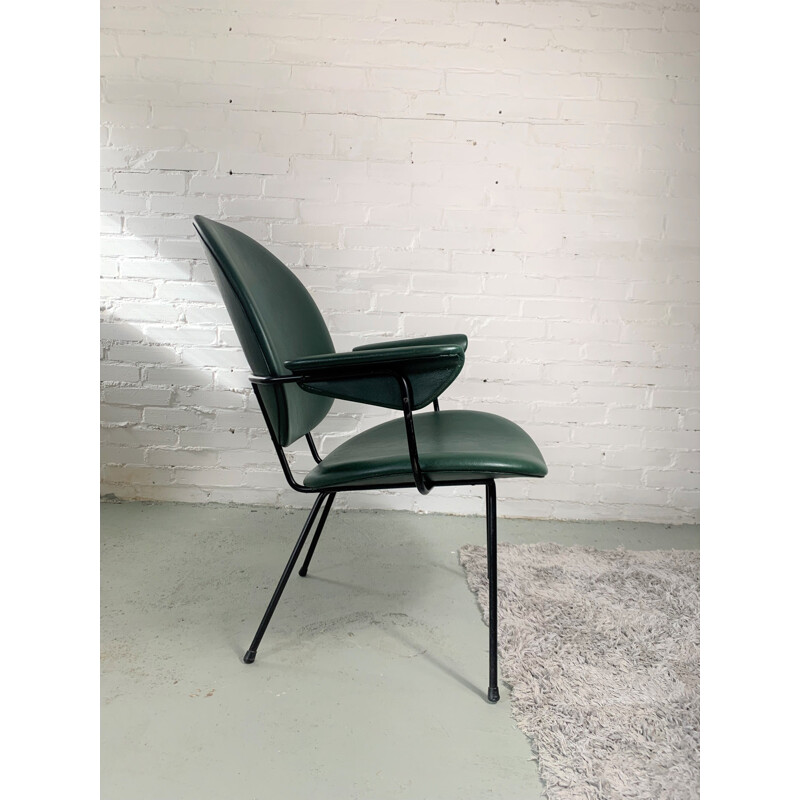 Nederlandse vintage fauteuil 302 van Willem H. Gispen voor Kembo, 1960