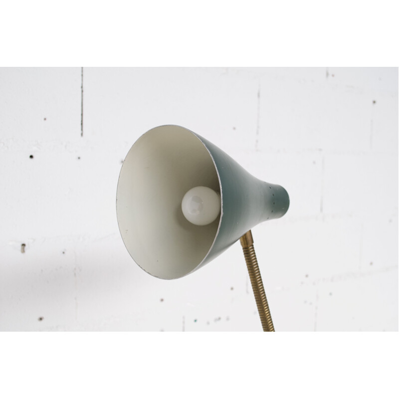 Modular vintage floor lamp in Carrara marble by Stilux Milano, 1950