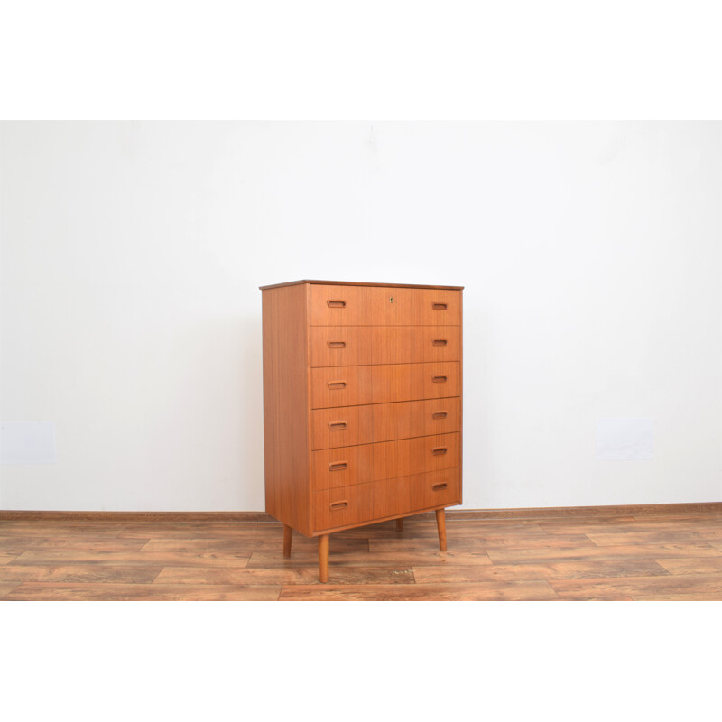 Mid-century Norwegian teak chest of drawers, 1960s