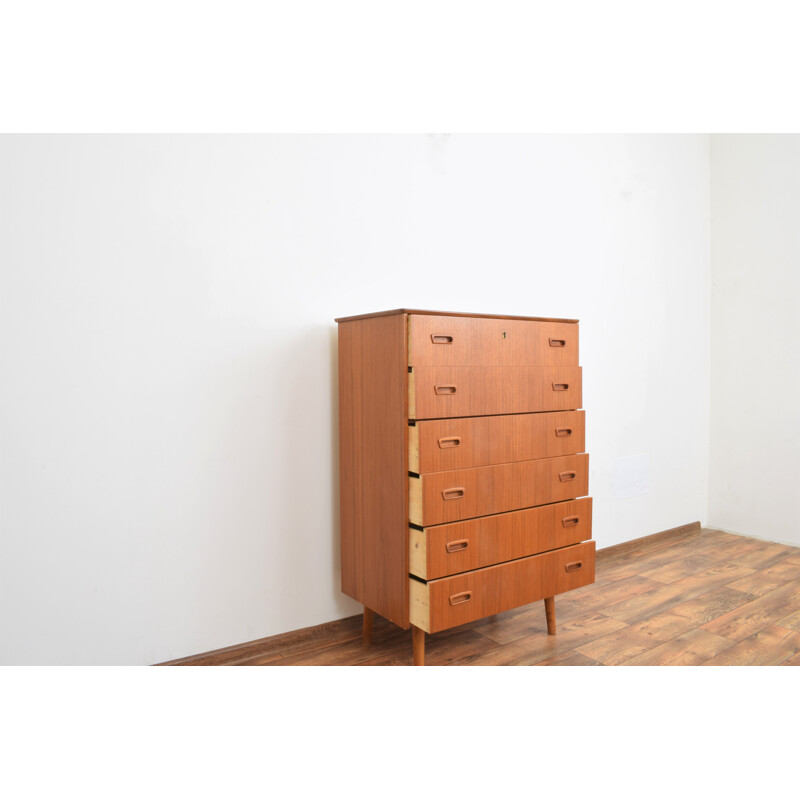 Mid-century Norwegian teak chest of drawers, 1960s