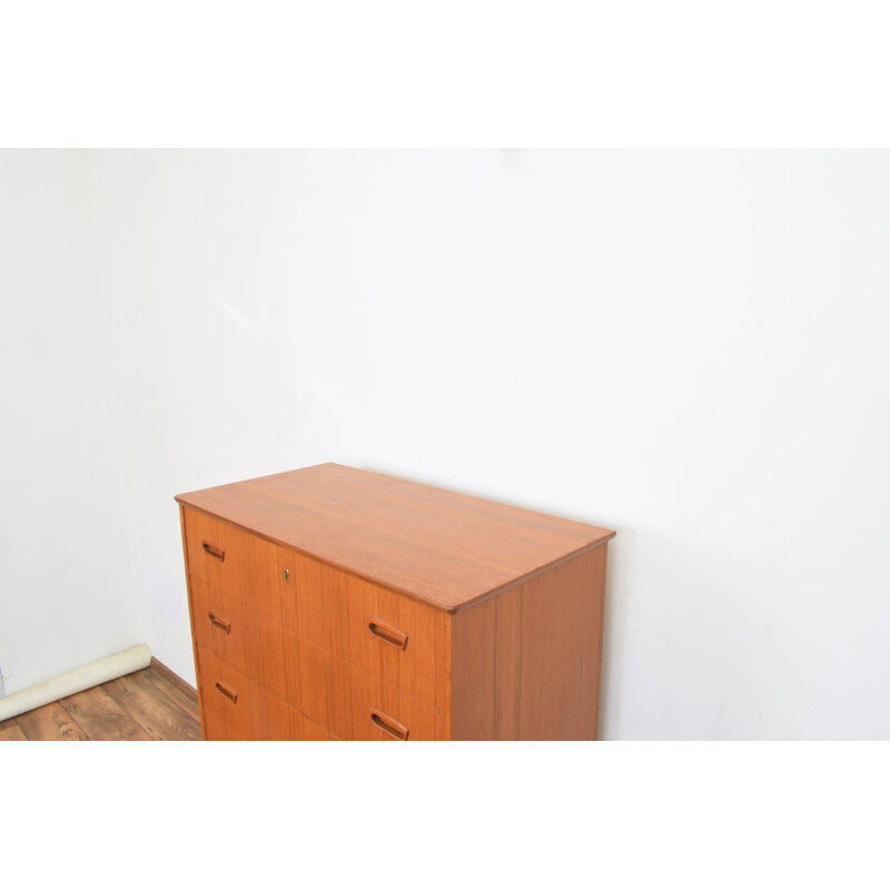 Mid-century Norwegian teak chest of drawers, 1960s