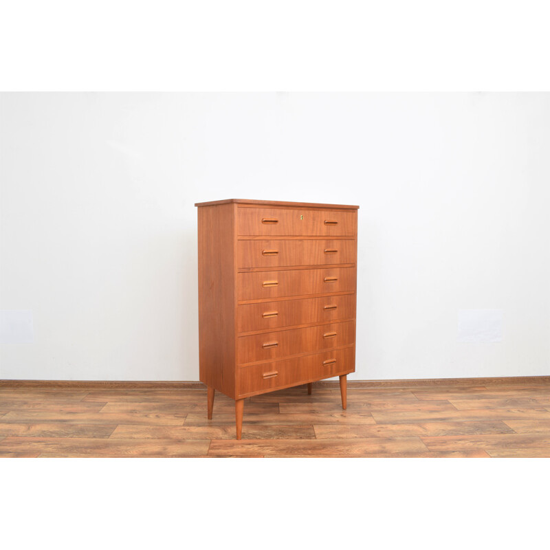 Mid-century Norwegian teak chest of drawers, 1960s