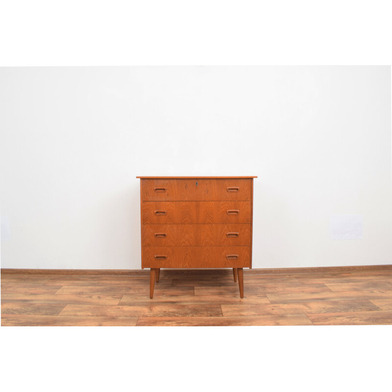 Mid-century teak chest of drawers, Norway 1960s