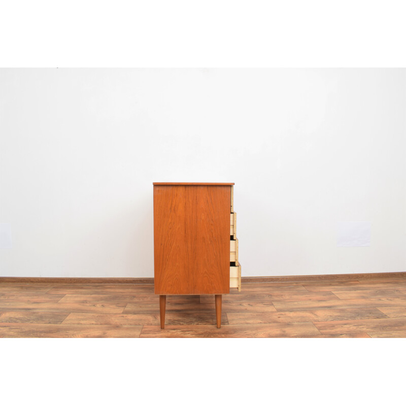 Mid-century teak chest of drawers, Norway 1960s