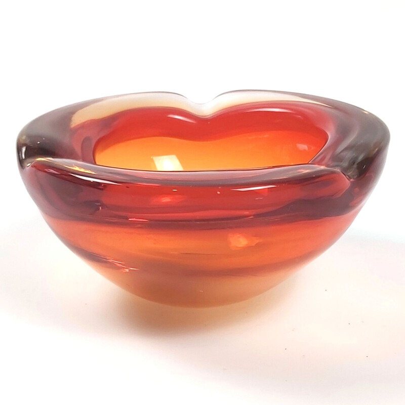 Mid-century Murano glass ashtray, Italy 1960s