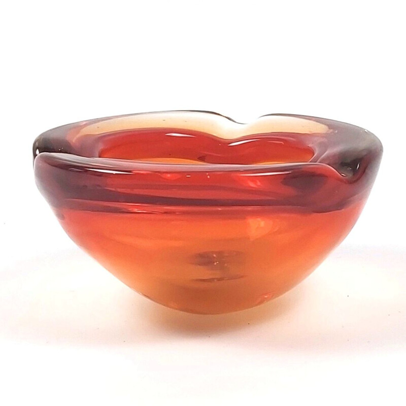 Mid-century Murano glass ashtray, Italy 1960s