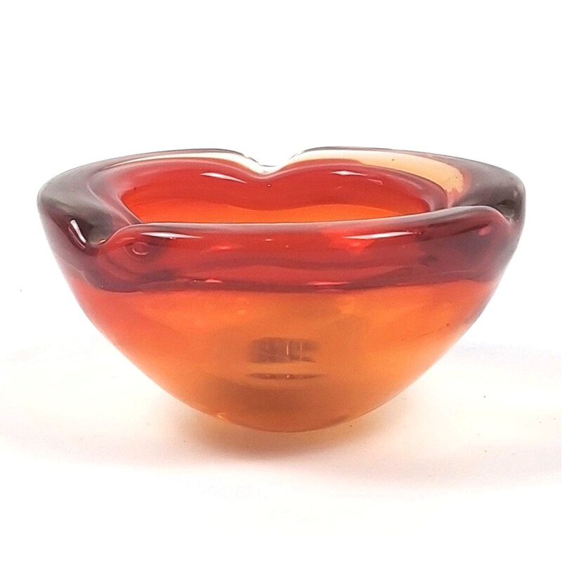 Mid-century Murano glass ashtray, Italy 1960s