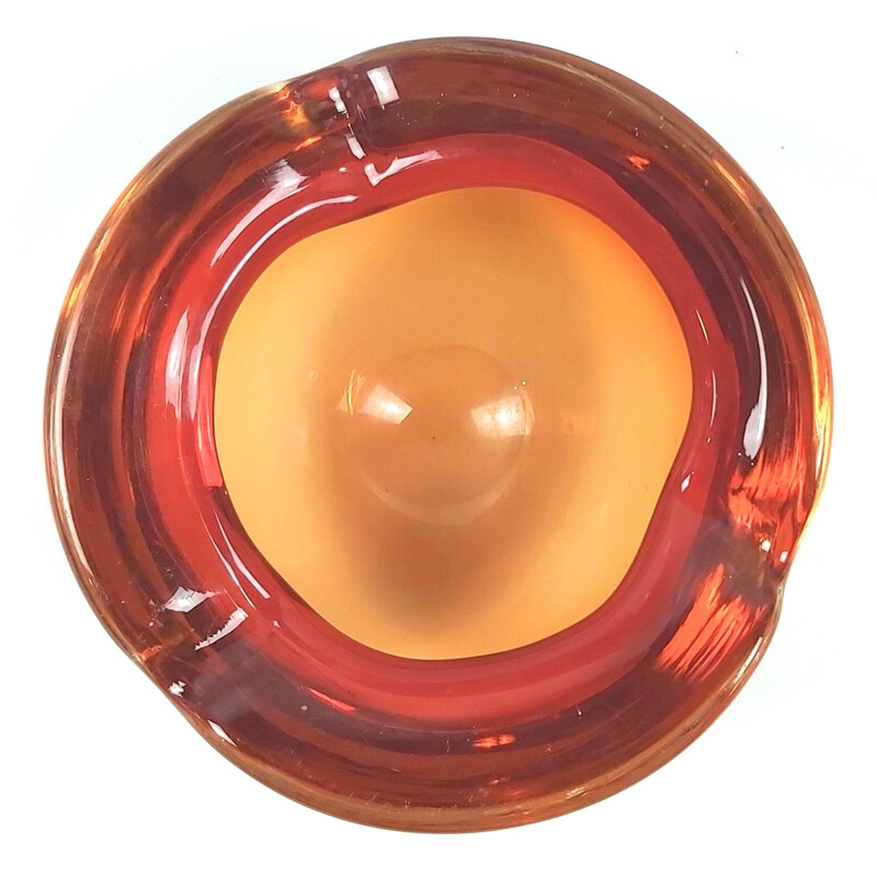 Mid-century Murano glass ashtray, Italy 1960s