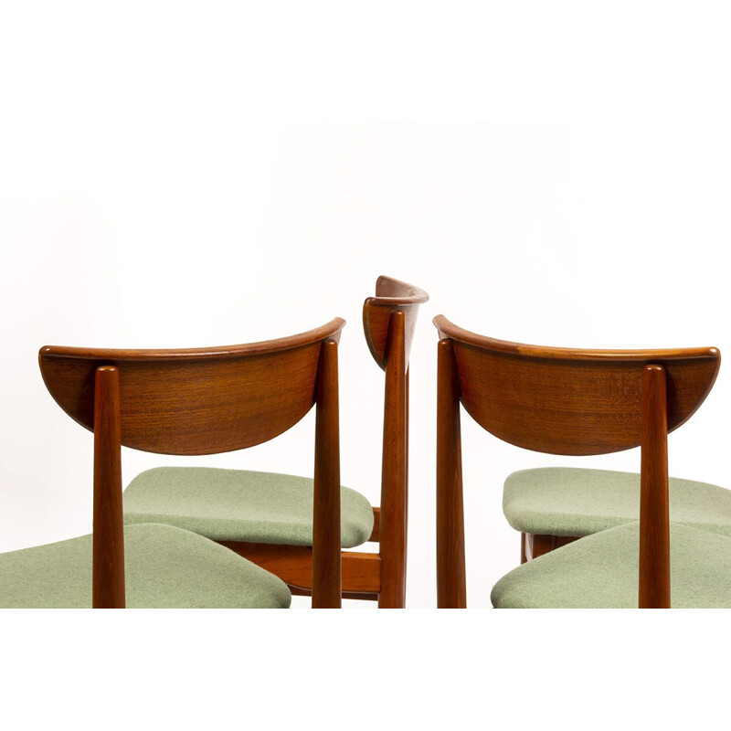 Set of 4 vintage Danish dining chairs by E.W. Bach for Skovby Mobelfabrik