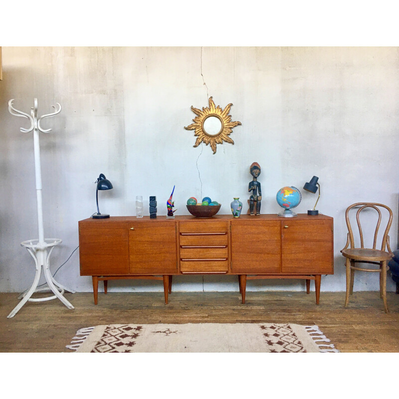 Vintage teak sideboard, 1950-1960