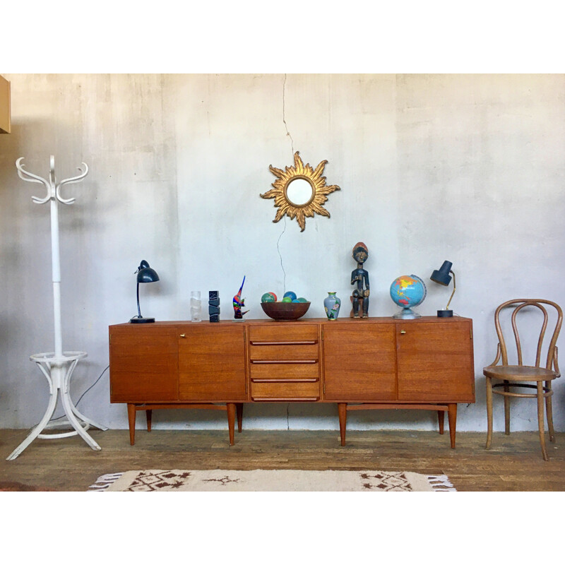 Vintage teak sideboard, 1950-1960