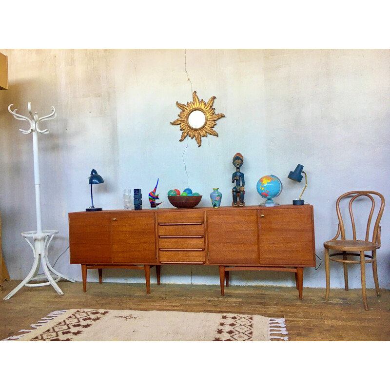 Vintage teak sideboard, 1950-1960