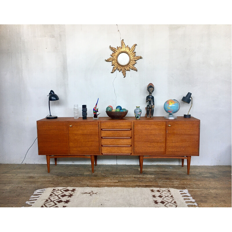 Vintage teak sideboard, 1950-1960