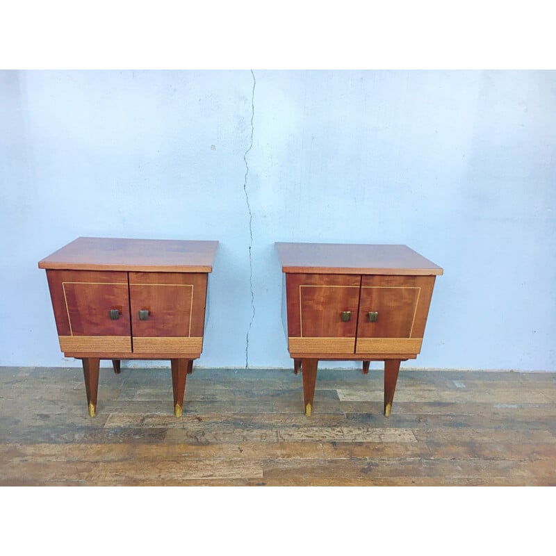 Pair of vintage night stands, 1950-1960