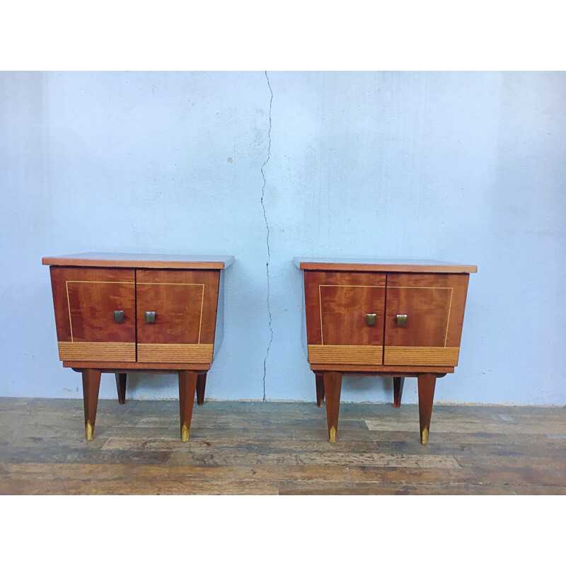 Pair of vintage night stands, 1950-1960